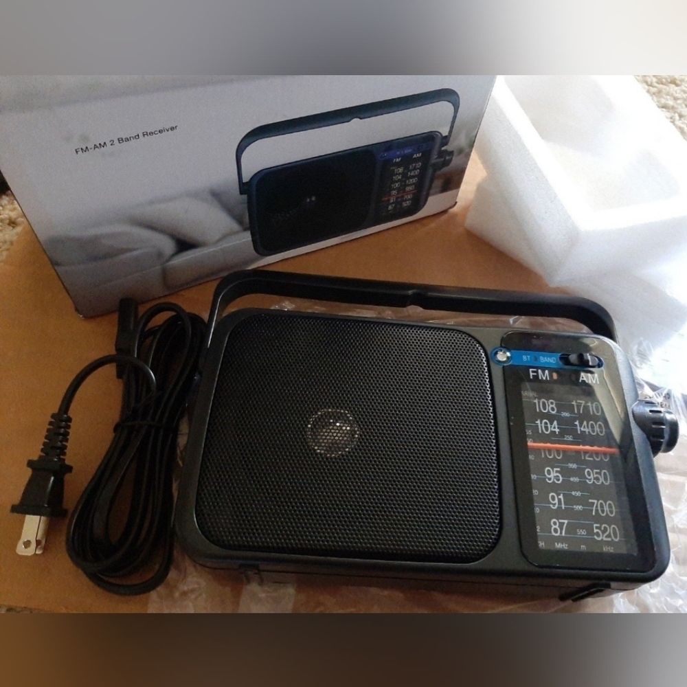 FM-AM 2 Band Radio Receiver NEW
